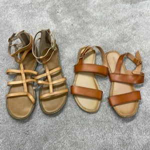 2 Pairs of Women’s Summer Sandals size 7